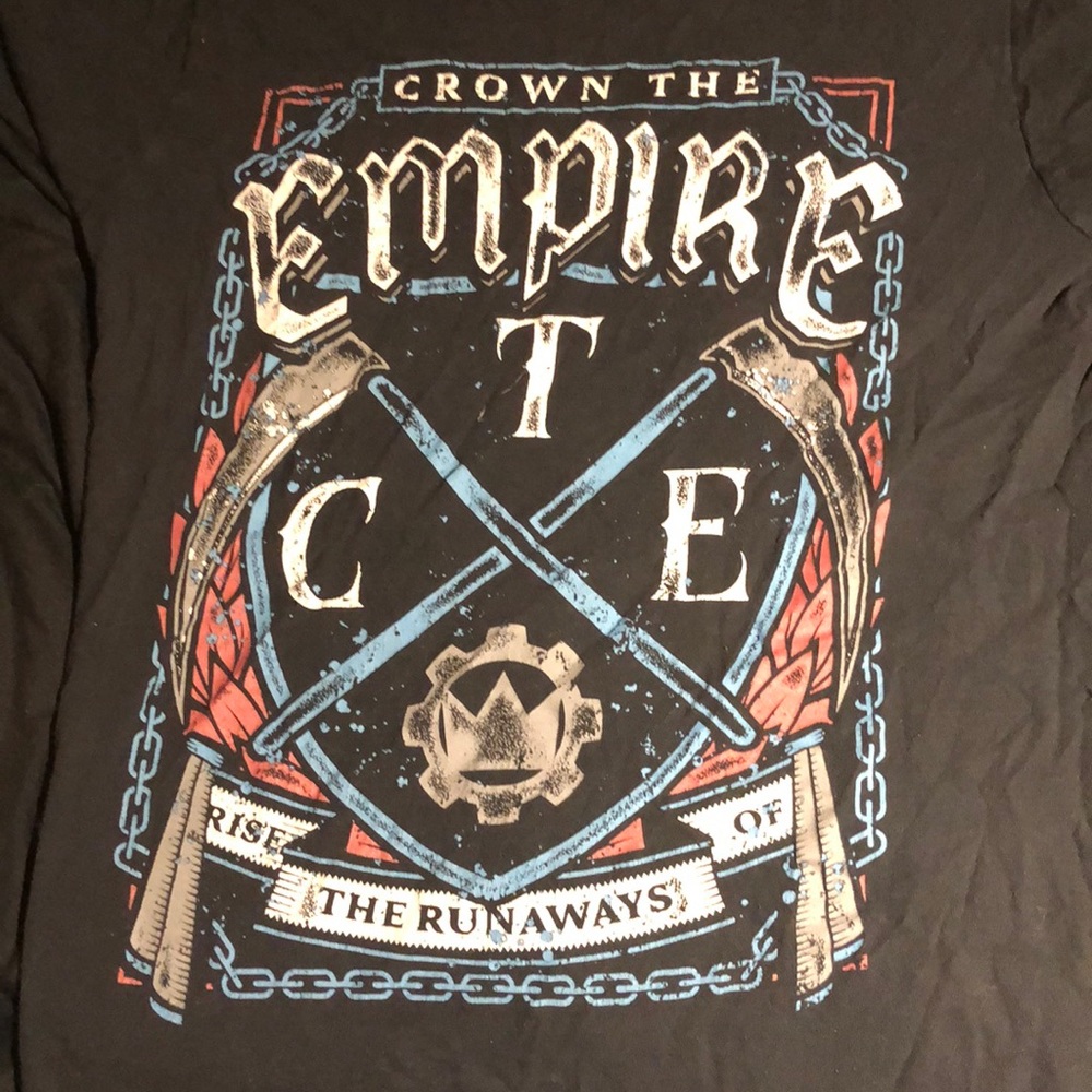 Crown the empire rise of the runaways shirt